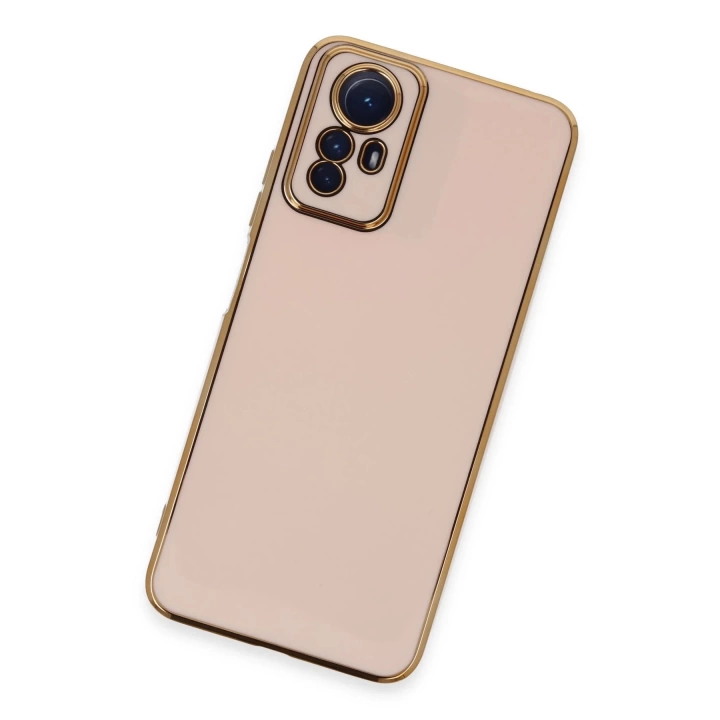 BFS  Xiaomi Redmi Note 12S Kılıf Volet Silikon - Pembe