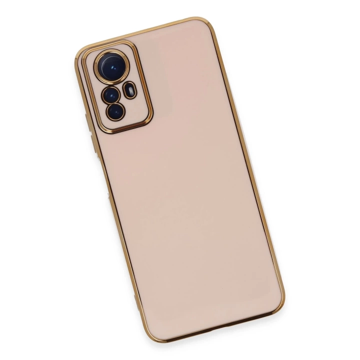 BFS  Xiaomi Redmi Note 12S Kılıf Volet Silikon - Pembe