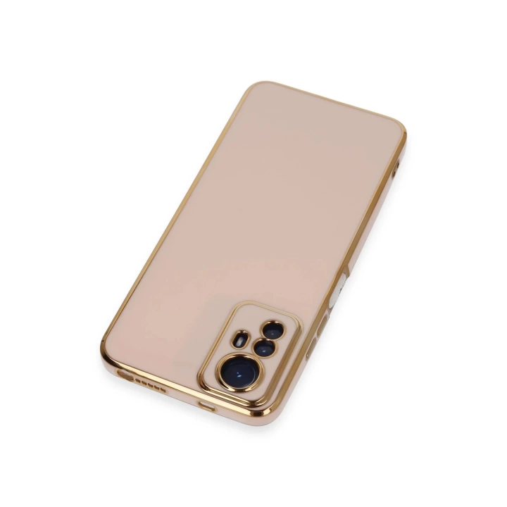 BFS  Xiaomi Redmi Note 12S Kılıf Volet Silikon - Pembe