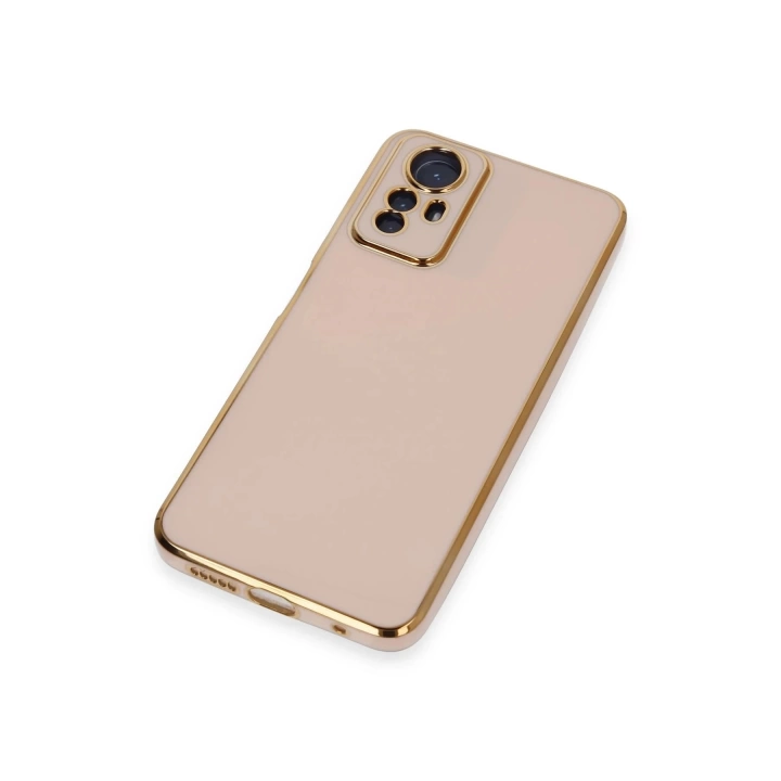BFS  Xiaomi Redmi Note 12S Kılıf Volet Silikon - Pembe