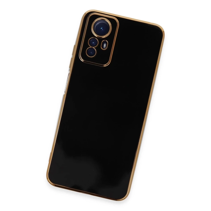 BFS  Xiaomi Redmi Note 12S Kılıf Volet Silikon - Siyah