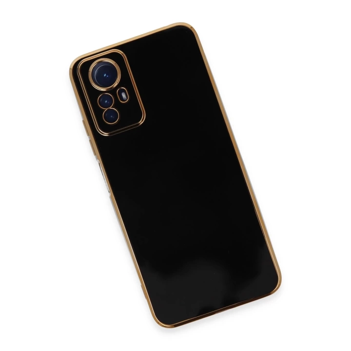 BFS  Xiaomi Redmi Note 12S Kılıf Volet Silikon - Siyah