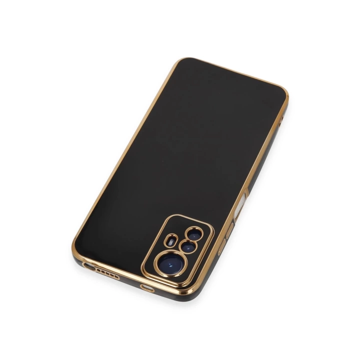 BFS  Xiaomi Redmi Note 12S Kılıf Volet Silikon - Siyah