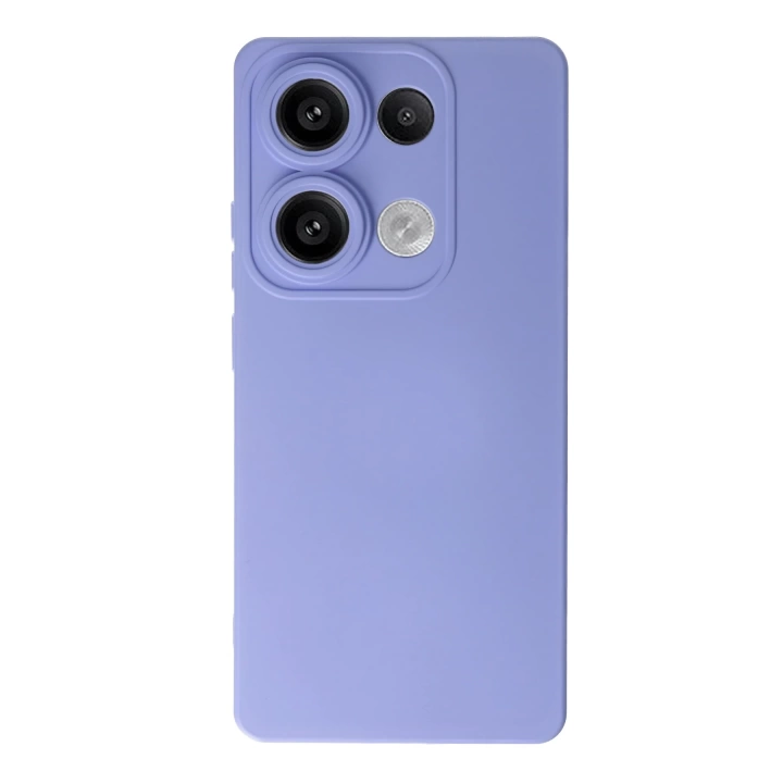 BFS  Xiaomi Redmi Note 13 4G Kılıf Nano içi Kadife Silikon - Lila