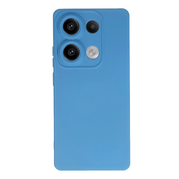BFS  Xiaomi Redmi Note 13 4G Kılıf Nano içi Kadife Silikon - Mavi