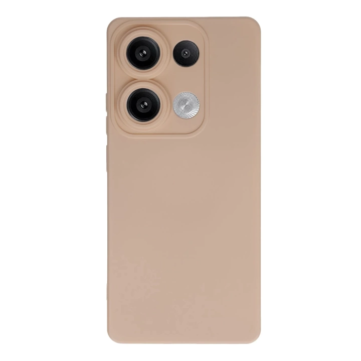BFS  Xiaomi Redmi Note 13 4G Kılıf Nano içi Kadife Silikon - Pudra