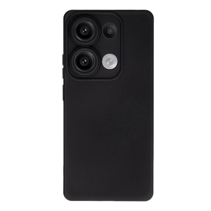 BFS  Xiaomi Redmi Note 13 4G Kılıf Nano içi Kadife Silikon - Siyah