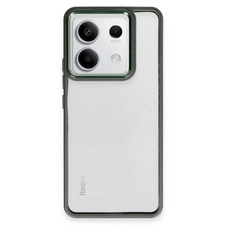 BFS  Xiaomi Redmi Note 13 4G Kılıf Power Silikon - Koyu Yeşil