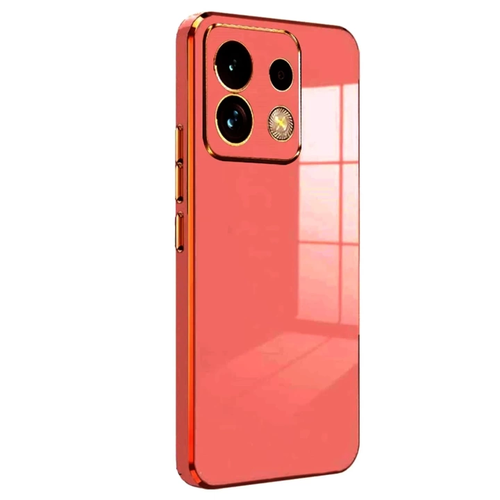 BFS  Xiaomi Redmi Note 13 4G Kılıf Volet Silikon - Kırmızı