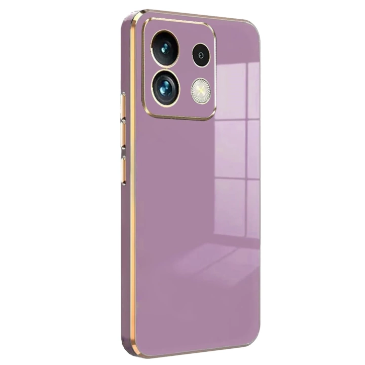 BFS  Xiaomi Redmi Note 13 4G Kılıf Volet Silikon - Mor