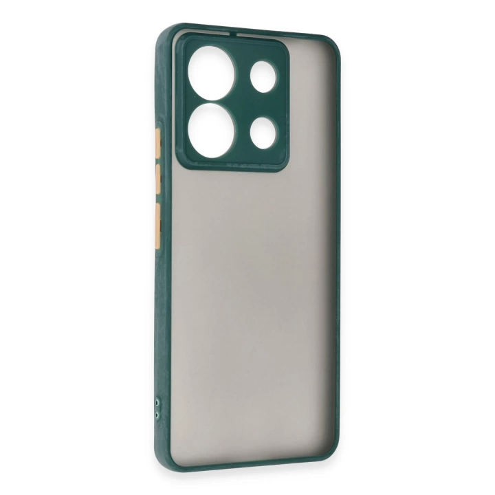 BFS  Xiaomi Redmi Note 13 5G Kılıf Montreal Silikon Kapak - Yeşil