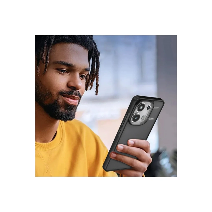 BFS  Xiaomi Redmi Note 13 Pro 4G Kılıf Elegant Kapak - Derin Mor