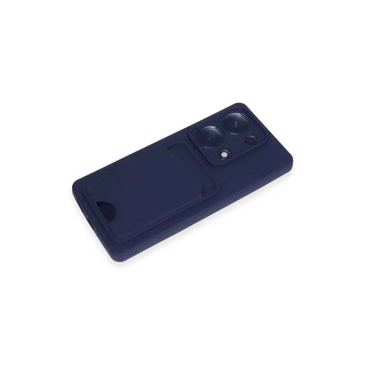 BFS  Xiaomi Redmi Note 13 Pro 4G Kılıf Kelvin Kartvizitli Silikon - Lacivert