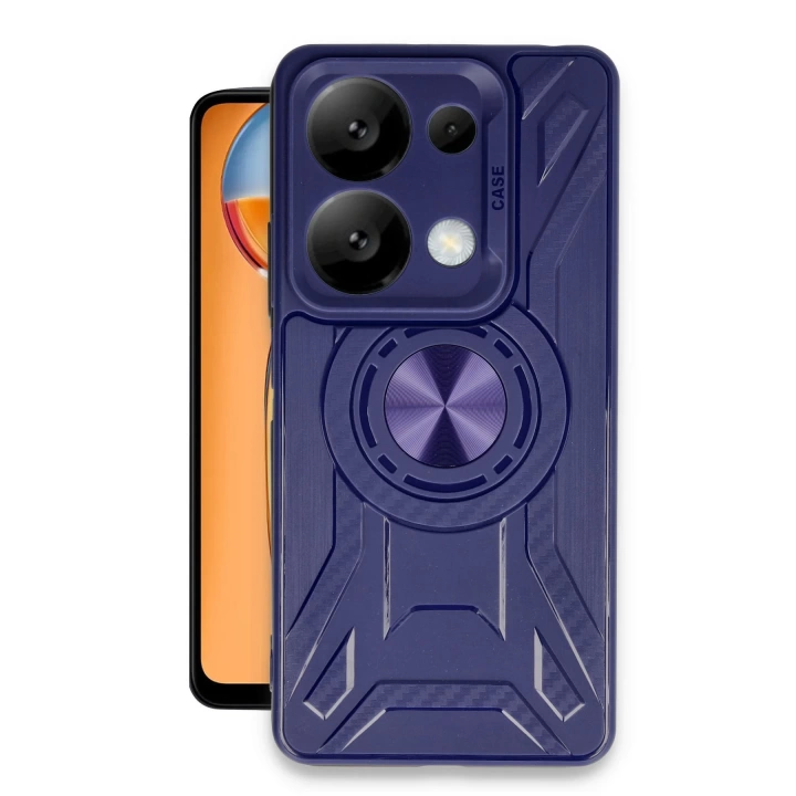 BFS  Xiaomi Redmi Note 13 Pro 4G Kılıf Lincoln Silikon - Lacivert
