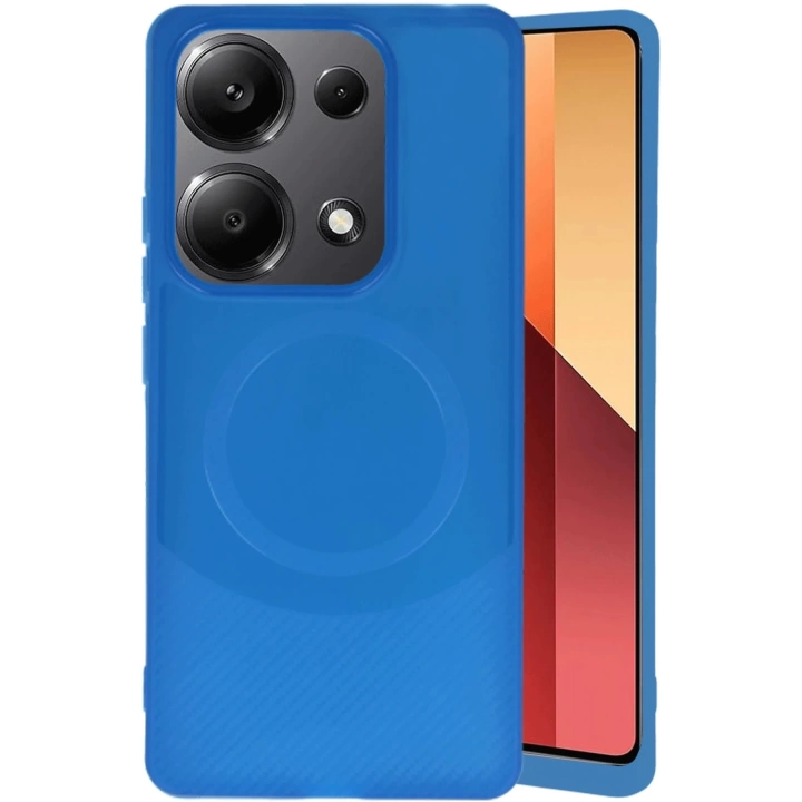 BFS  Xiaomi Redmi Note 13 Pro 4G Kılıf Maya Karbon Kapak - Lacivert