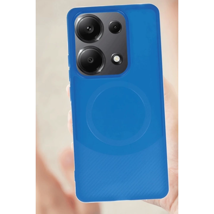 BFS  Xiaomi Redmi Note 13 Pro 4G Kılıf Maya Karbon Kapak - Siyah