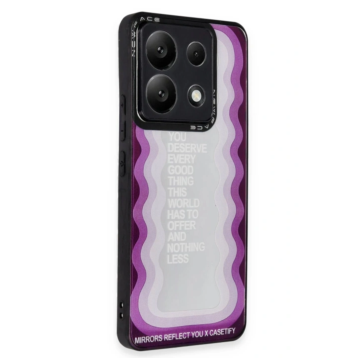 BFS Xiaomi Redmi Note 13 Pro 4G Kılıf Mirror Desenli Kapak - Mirror - 5