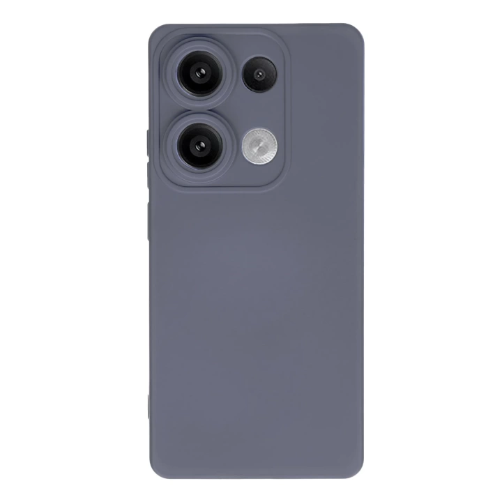 BFS  Xiaomi Redmi Note 13 Pro 4G Kılıf Nano içi Kadife Silikon - Gri