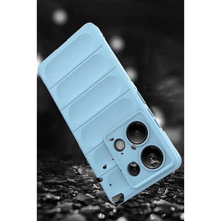 BFS  Xiaomi Redmi Note 13 Pro 4G Kılıf Optimum Silikon - Krem