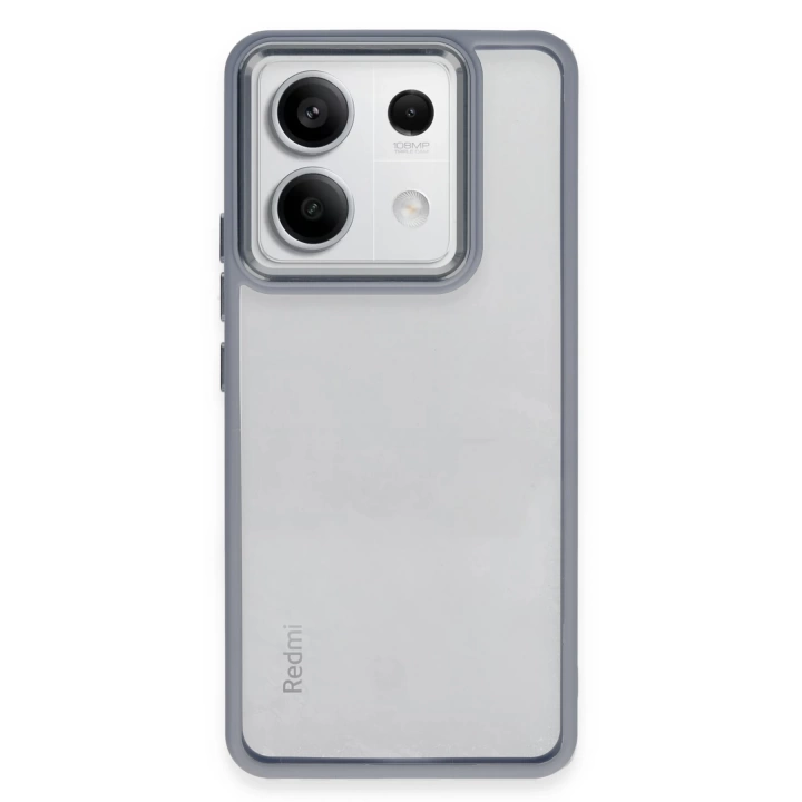 BFS  Xiaomi Redmi Note 13 Pro 4G Kılıf Power Silikon - Sierra Blue