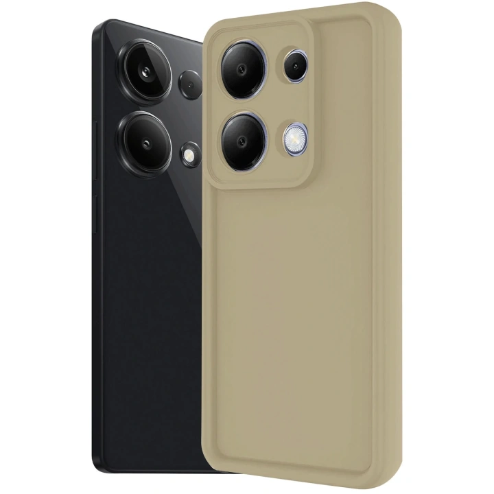 BFS  Xiaomi Redmi Note 13 Pro 4G Kılıf Viera Silikon - Krem