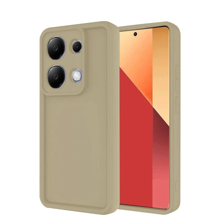 BFS  Xiaomi Redmi Note 13 Pro 4G Kılıf Viera Silikon - Krem