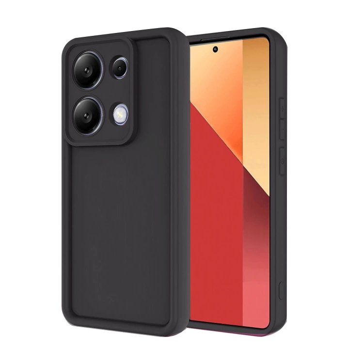 BFS  Xiaomi Redmi Note 13 Pro 4G Kılıf Viera Silikon - Siyah