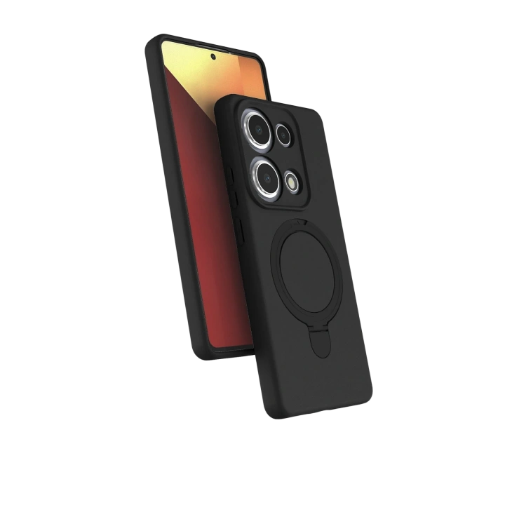 BFS  Xiaomi Redmi Note 13 Pro 4G Regal Magsafe Standlı Kapak - Siyah