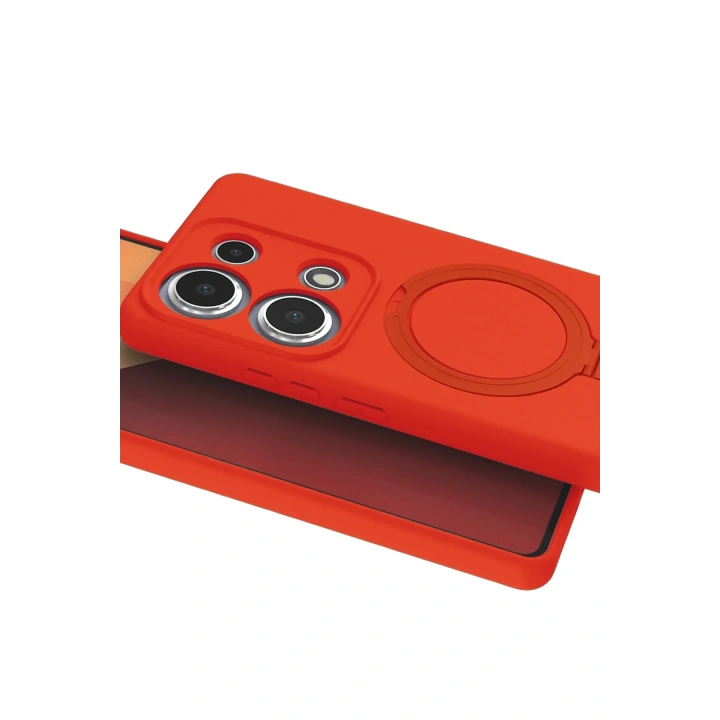 BFS  Xiaomi Redmi Note 13 Pro 4G Regal Magsafe Standlı Kapak - Turuncu