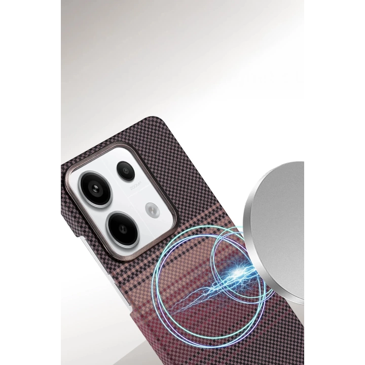 BFS Xiaomi Redmi Note 13 Pro 4G Vega Magsafe Kapak - Yeşil