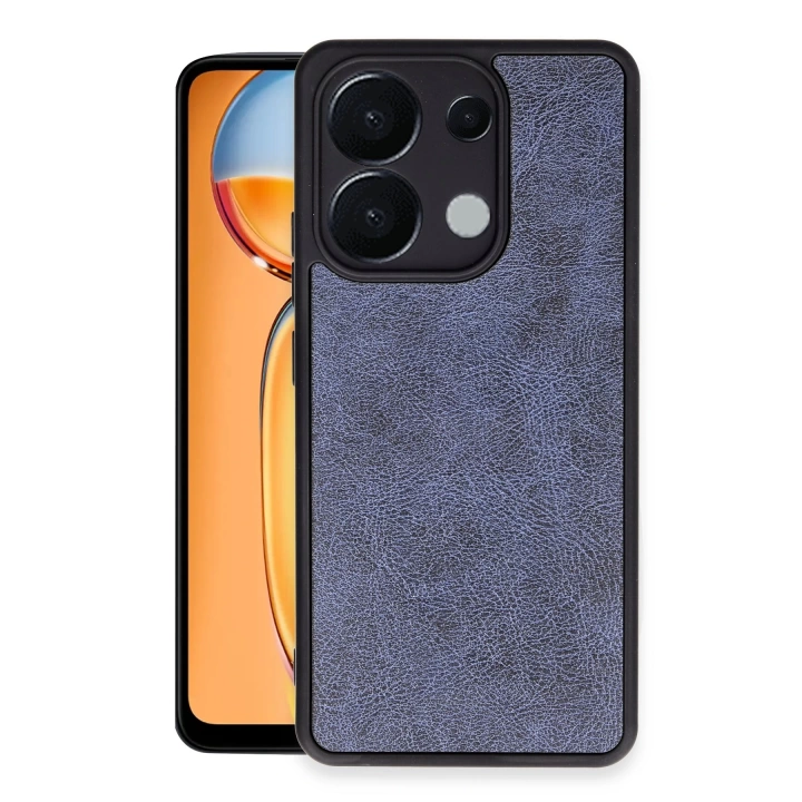 BFS  Xiaomi Redmi Note 13 Pro 5G Kılıf Aras Deri Kapak - Lacivert