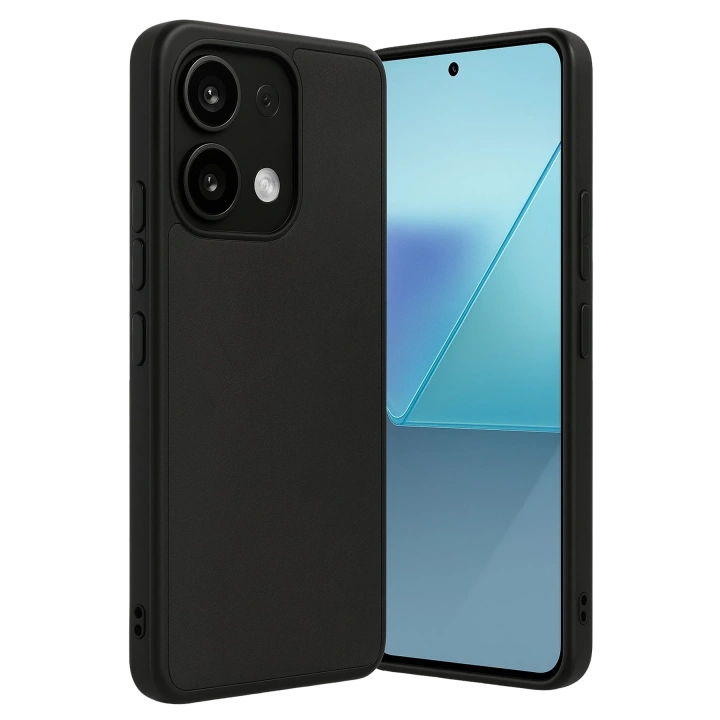 BFS  Xiaomi Redmi Note 13 Pro 5G Kılıf Aras Deri Kapak - Siyah