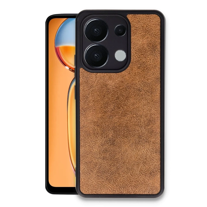 BFS  Xiaomi Redmi Note 13 Pro 5G Kılıf Aras Deri Kapak - Taba