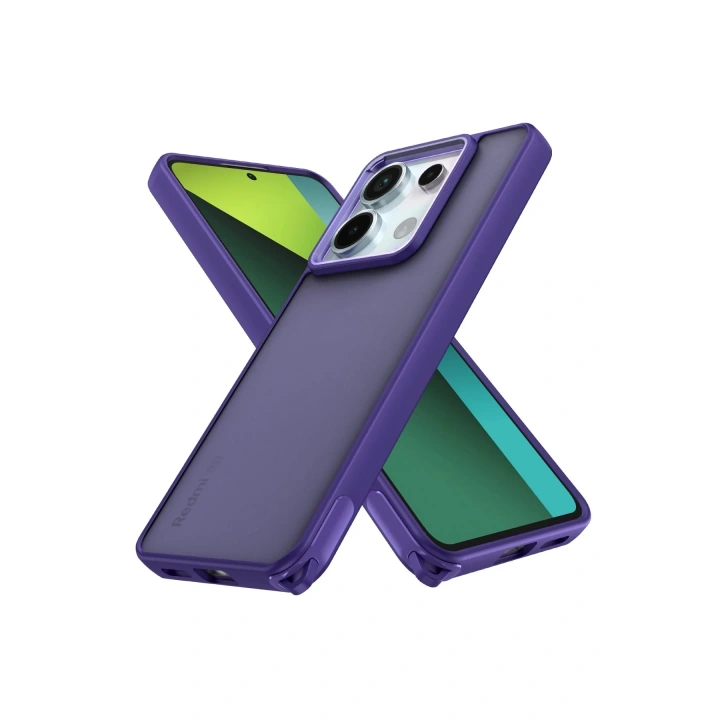 BFS  Xiaomi Redmi Note 13 Pro 5G Kılıf Elegant Kapak - Derin Mor