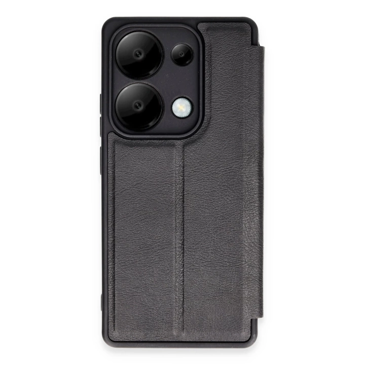 BFS  Xiaomi Redmi Note 13 Pro 5G Kılıf Flip Cover - Siyah