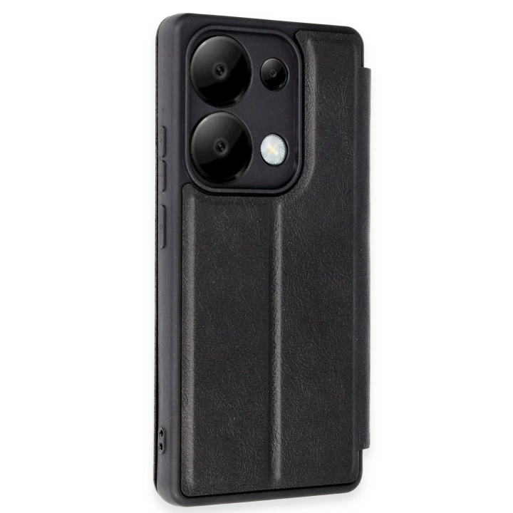 BFS  Xiaomi Redmi Note 13 Pro 5G Kılıf Flip Cover - Siyah
