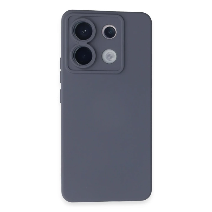 BFS  Xiaomi Redmi Note 13 Pro 5G Kılıf Nano içi Kadife Silikon - Gri