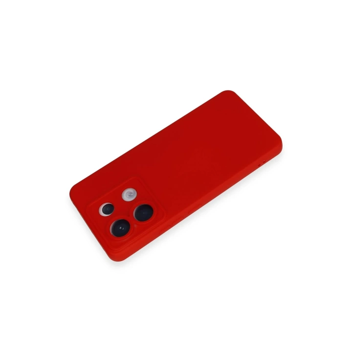 BFS  Xiaomi Redmi Note 13 Pro 5G Kılıf Nano içi Kadife Silikon - Kırmızı