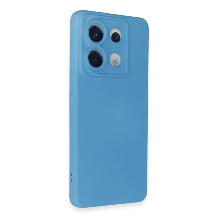 BFS  Xiaomi Redmi Note 13 Pro 5G Kılıf Nano içi Kadife Silikon - Mavi