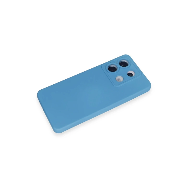 BFS  Xiaomi Redmi Note 13 Pro 5G Kılıf Nano içi Kadife Silikon - Mavi