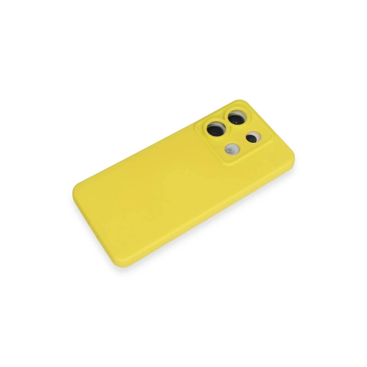 BFS  Xiaomi Redmi Note 13 Pro 5G Kılıf Nano içi Kadife Silikon - Sarı