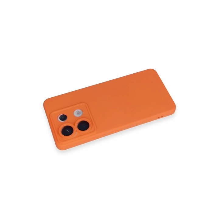 BFS  Xiaomi Redmi Note 13 Pro 5G Kılıf Nano içi Kadife Silikon - Turuncu