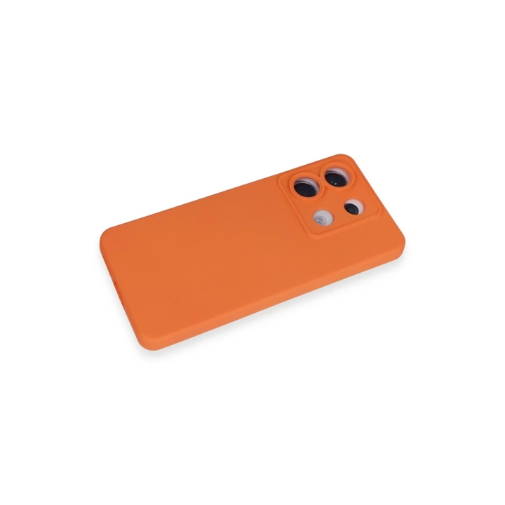 BFS  Xiaomi Redmi Note 13 Pro 5G Kılıf Nano içi Kadife Silikon - Turuncu