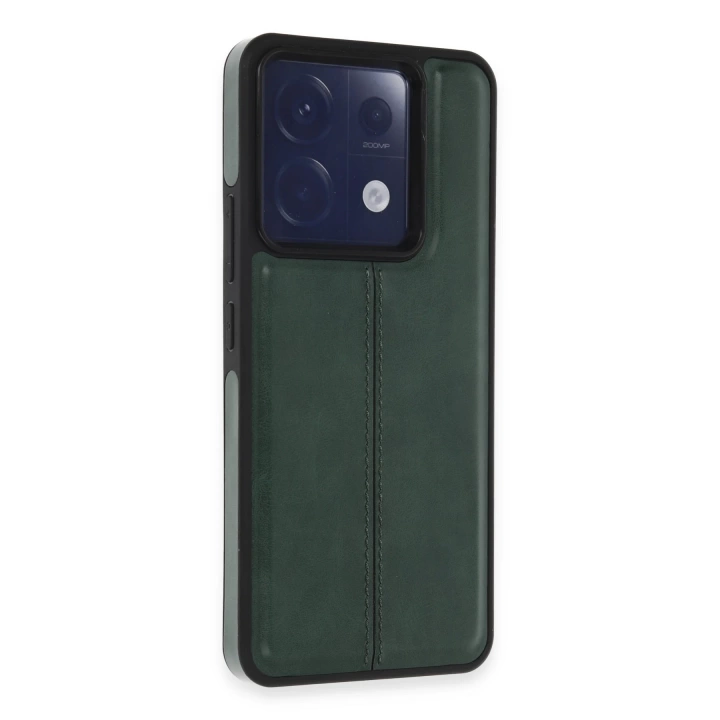 BFS  Xiaomi Redmi Note 13 Pro 5G Kılıf Ozzi Kapak - Koyu Yeşil