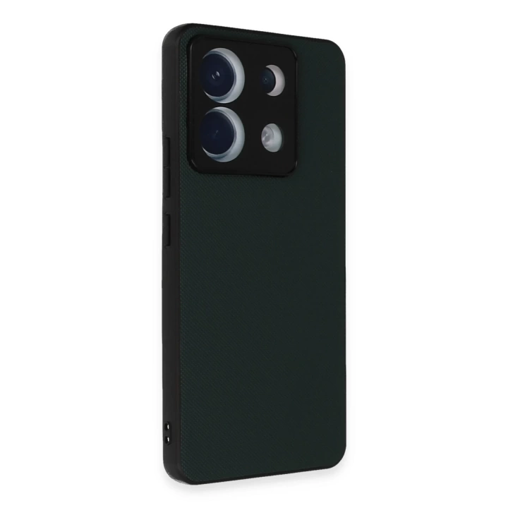 BFS  Xiaomi Redmi Note 13 Pro 5G Kılıf Taft Kapak - Koyu Yeşil