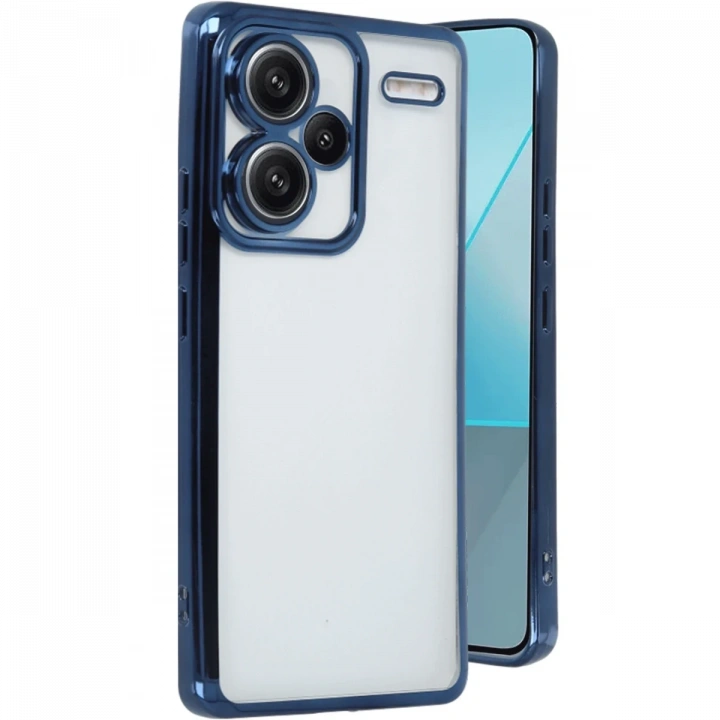 BFS  Xiaomi Redmi Note 13 Pro Plus Kılıf  Lensli Silikon - Lacivert