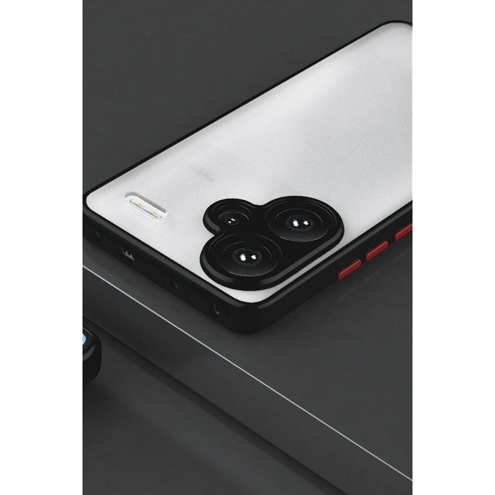 BFS Xiaomi Redmi Note 13 Pro Plus Kılıf Montreal Silikon Kapak - Siyah