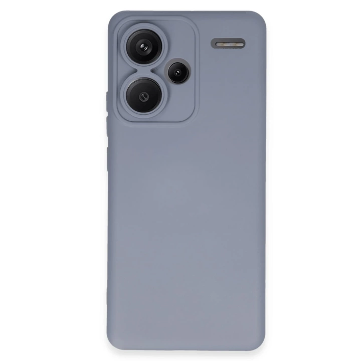 BFS  Xiaomi Redmi Note 13 Pro Plus Kılıf Nano içi Kadife Silikon - Gri
