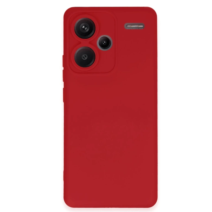 BFS  Xiaomi Redmi Note 13 Pro Plus Kılıf Nano içi Kadife Silikon - Kırmızı