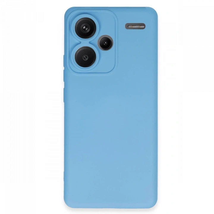 BFS  Xiaomi Redmi Note 13 Pro Plus Kılıf Nano içi Kadife Silikon - Mavi